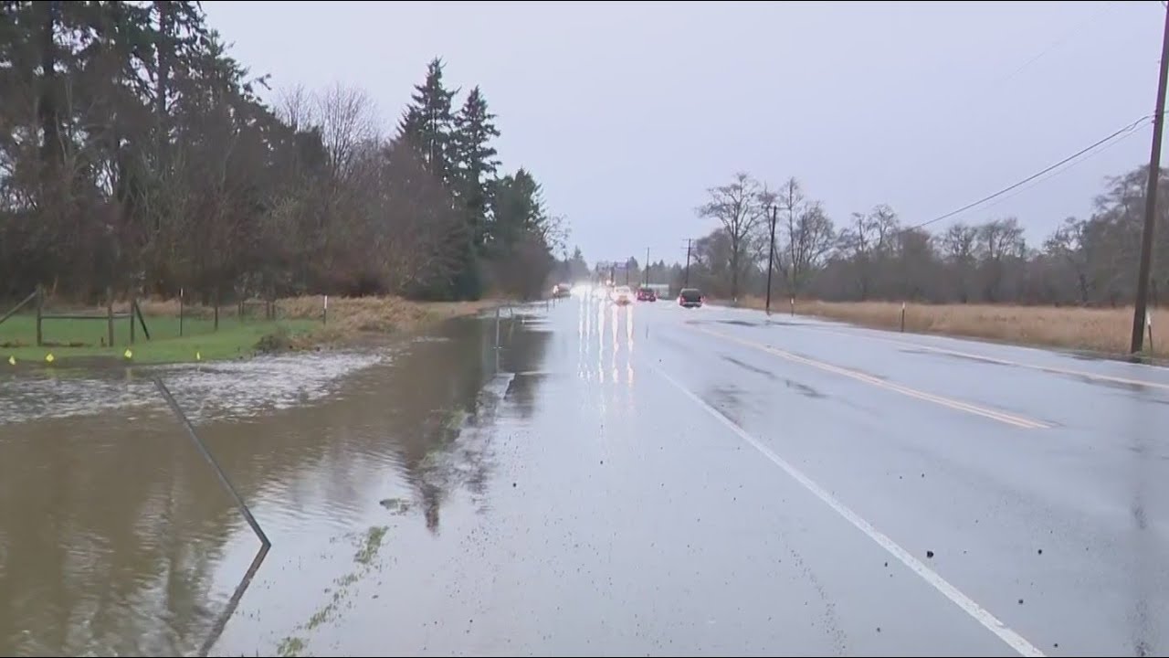 Coastal flooding swamps highways and homes