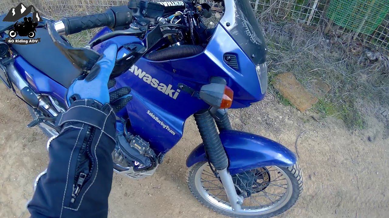 KLE 500 - Local OffRoad Ride - My 1st Crash