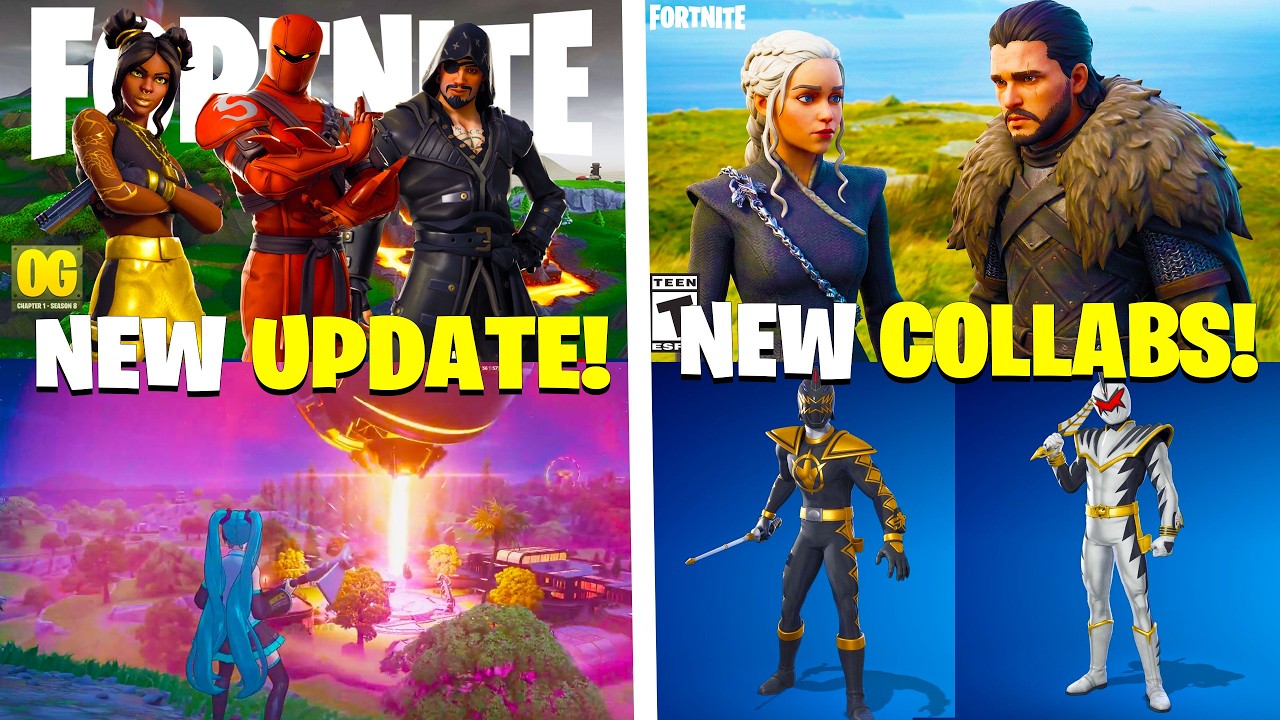 NEW Fortnite Update LEAKS! (Game of Thrones SKINS, OG Season 8 Battle Pass)