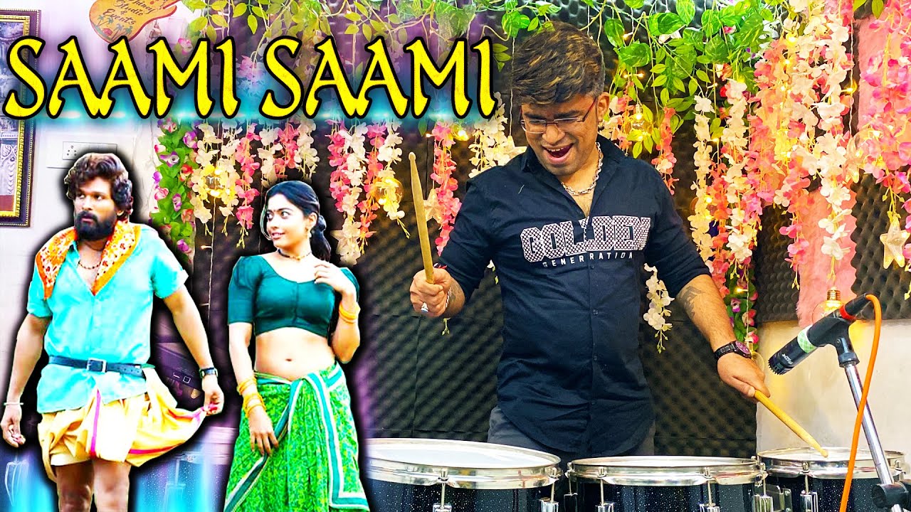 Saami Saami Song | Pushpa Songs | Allu Arjun | Rashmika | Drums & Octapad Mix | Janny Dholi