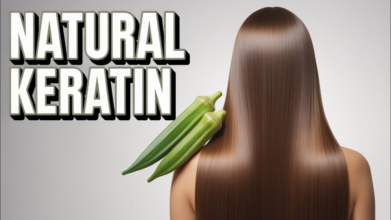 What Happens to Your Hair If You Apply This Okra Keratin Mask? 😳#skincare  #health #hairloss