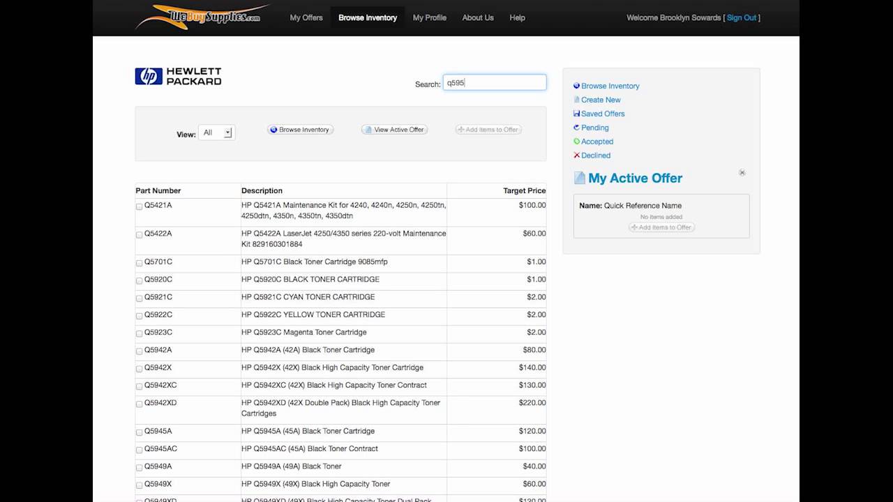 Sell Ink and Toner SellToner.com Tutorial Video
