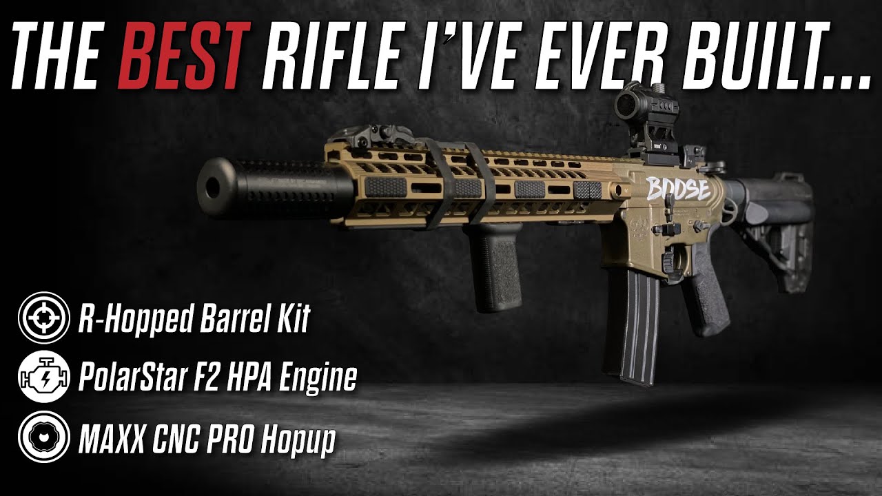 The ULTIMATE Rifle Build | Polarstar F2 & MAXX PRO Hopup | VFC Avalon Saber HPA