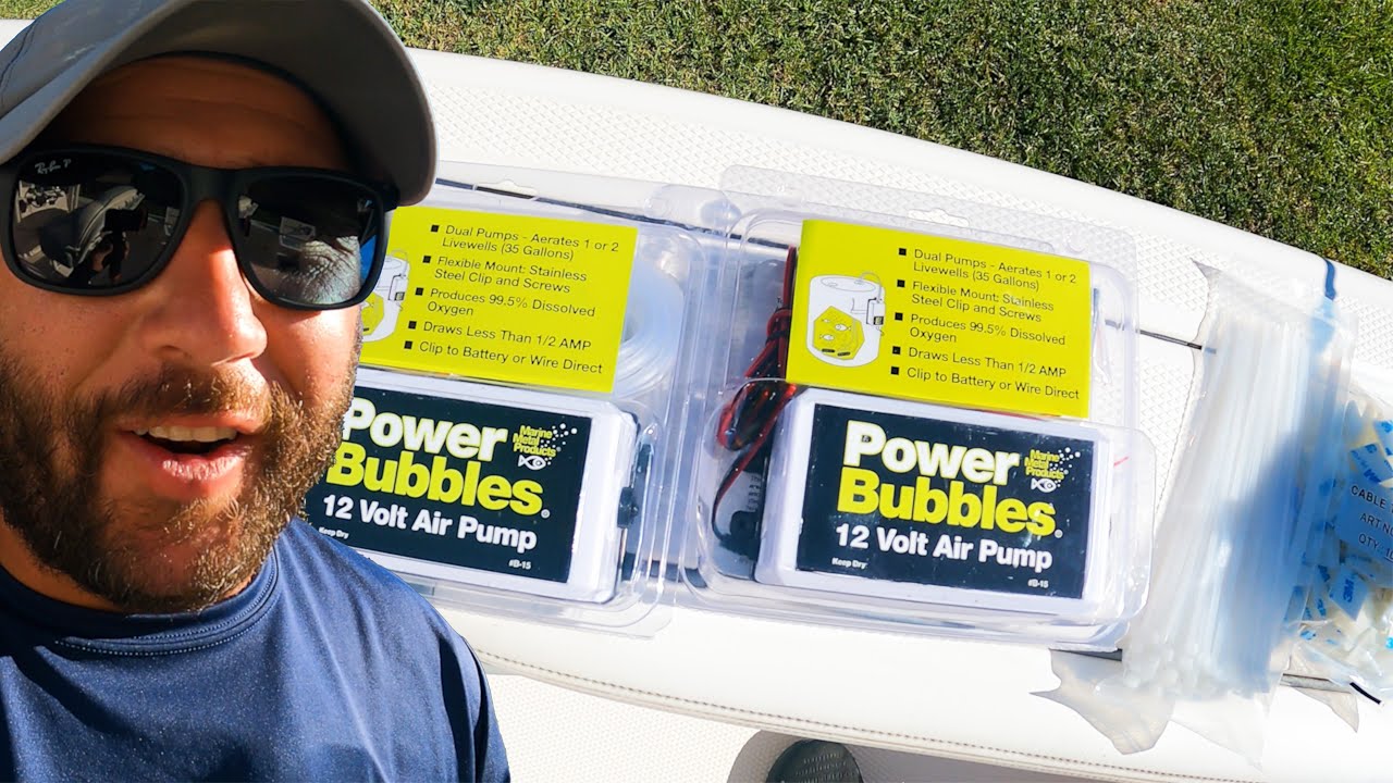 How To Install A Air Bubbler on a Bay Boat