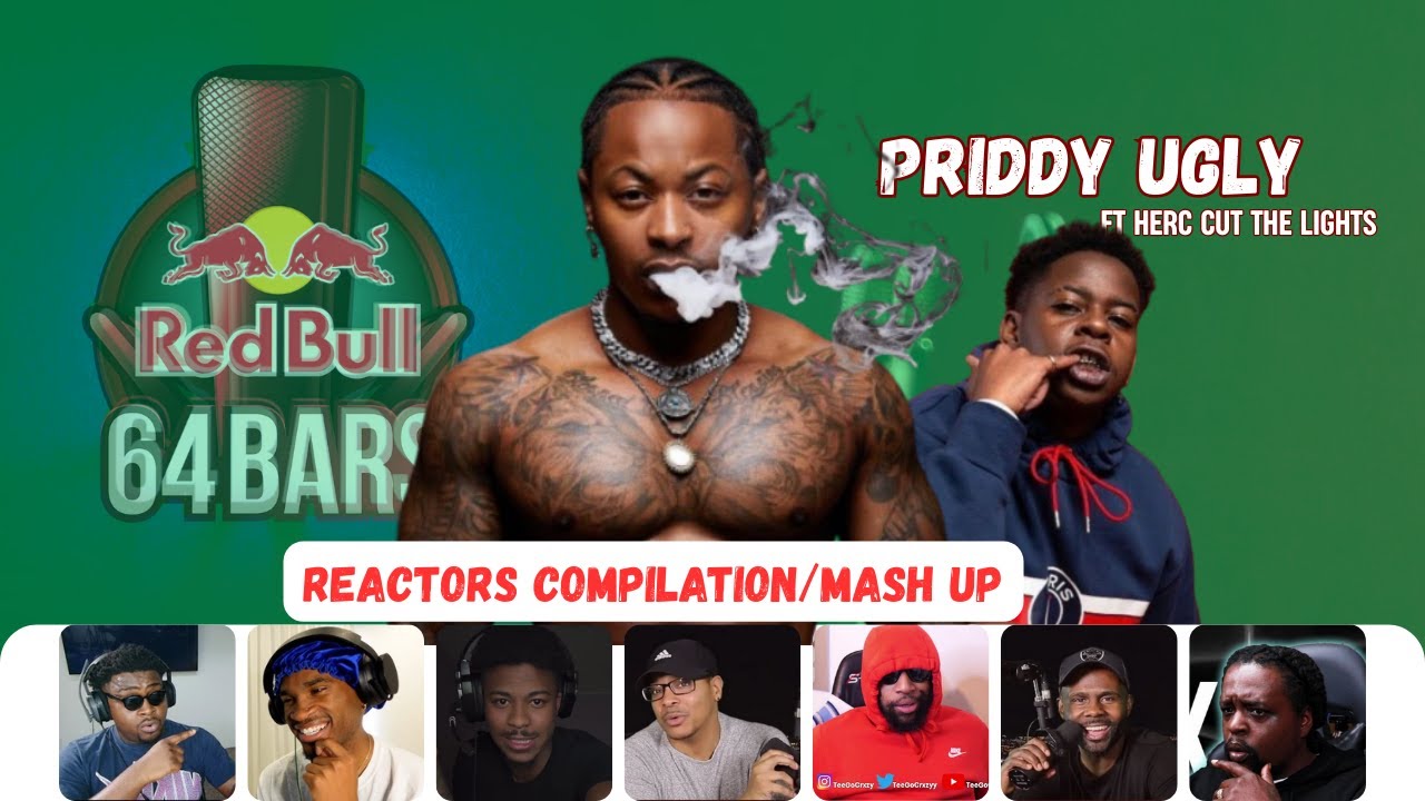 Reactors LOSE IT Over Priddy Ugly & Herc Cut The Lights 🔥 | 64 Bars Compilation