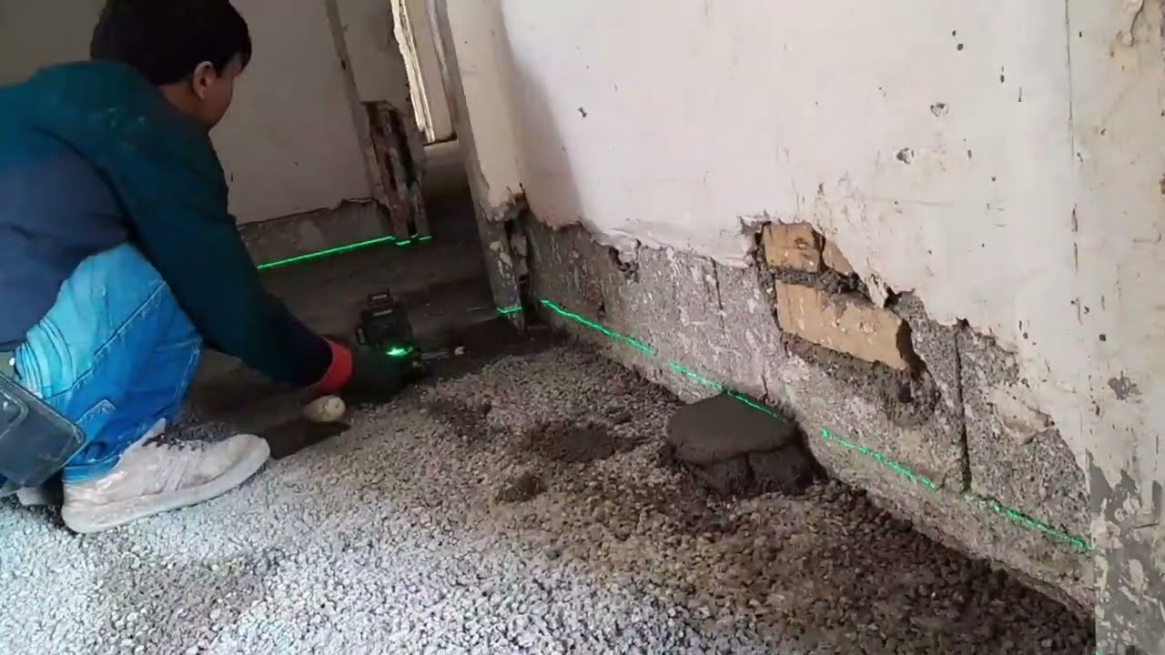 کف سازی سیمانی اتاق خواب