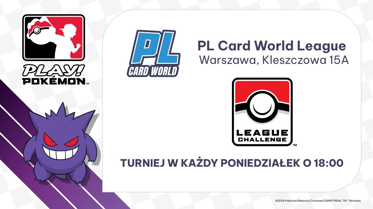 PL Card World LEAGUE #16 CHALLENGE Play!Pokemon | Warszawa | LIVE z turnieju
