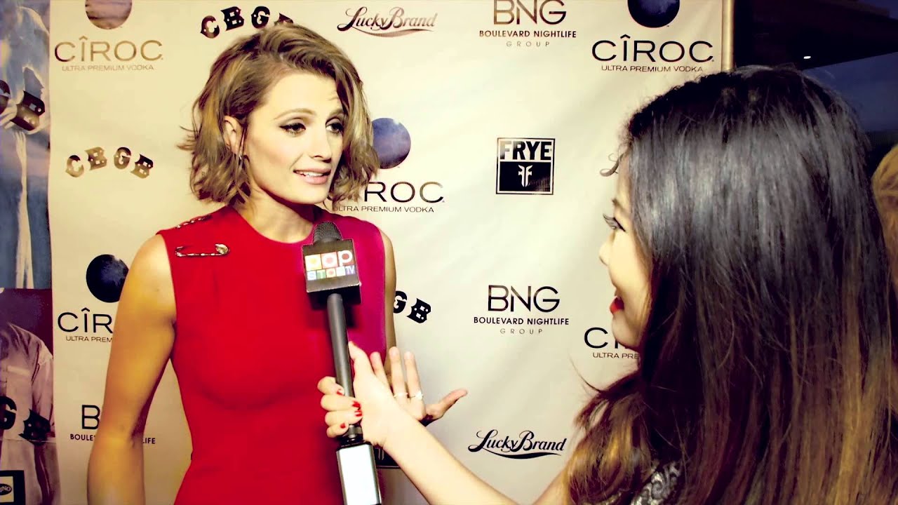 Stana Katic Talks Life On Set of CBGB and 