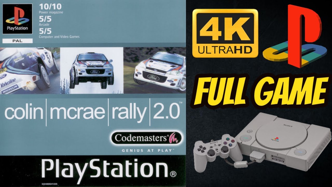 Colin McRae Rally 2.0 | PS1 | 4K60ᶠᵖˢ UHD🔴 | Longplay Walkthrough Playthrough Full Movie Game