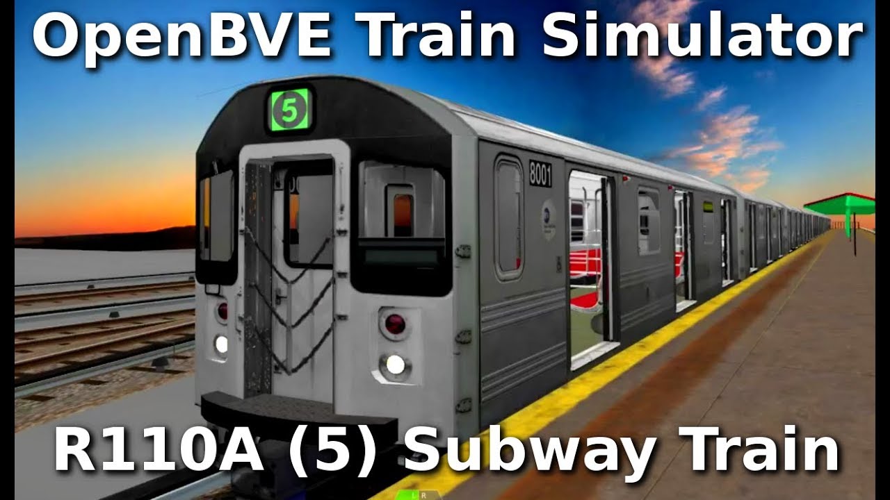 OpenBVE ►5 Train to Eastchester-Dyre Avenue◀ (R110A)