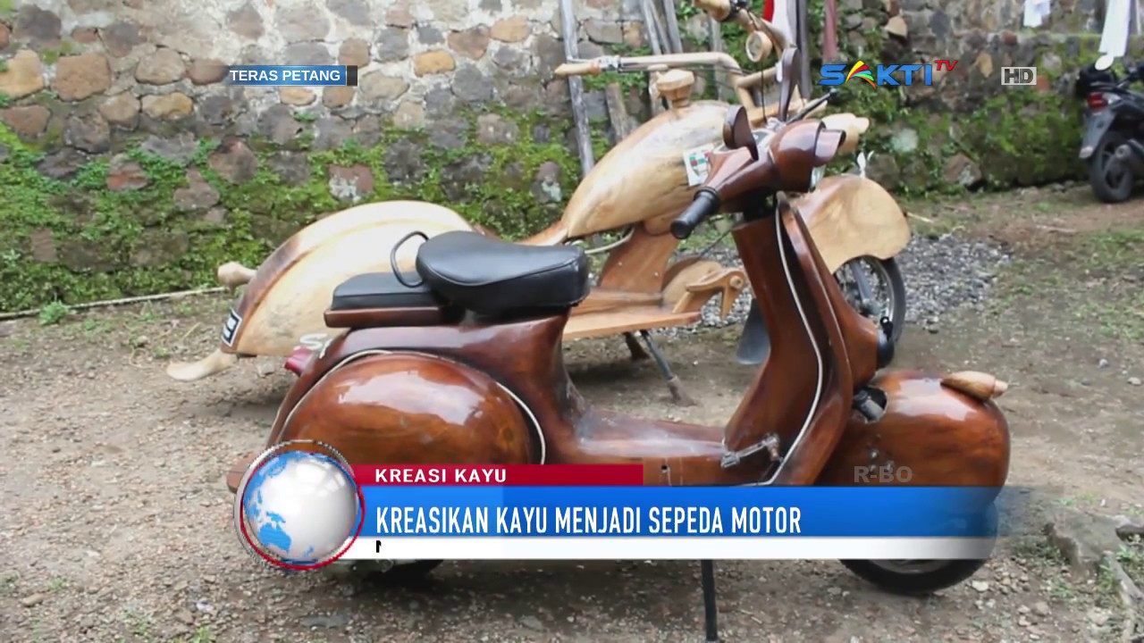 NGAWI - Kreasikan Kayu Menjadi Sepeda Motor