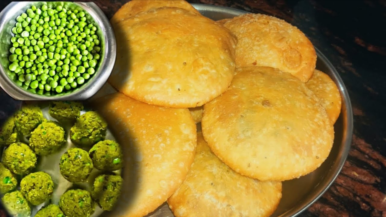 हरे मटर की कचौरी अंदर से नरम बहार से कुरकुरी | kachori recipe | हलवाई जैसी kachori recipe