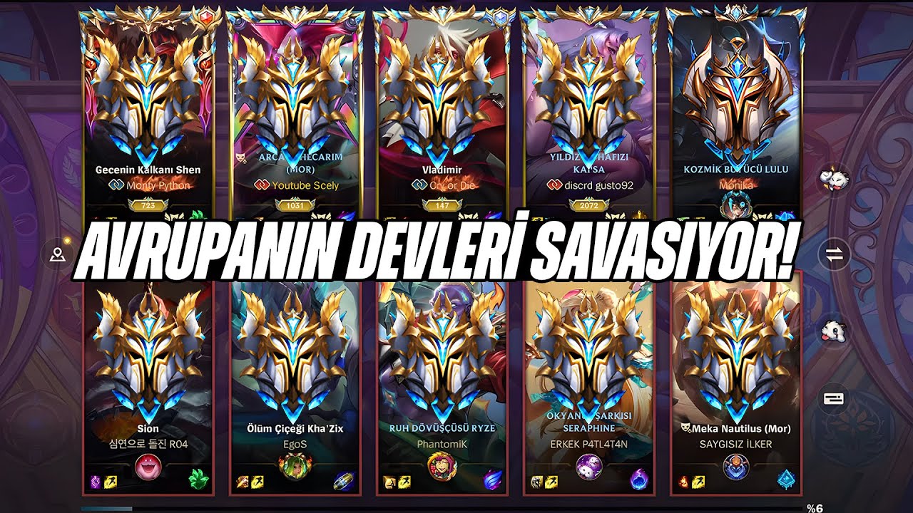 Avrupa'nın İMPARATOR Elo Oyuncuları Savaşıyor!🔥- Wild Rift Y&uuml;ksek Elo Hecarim