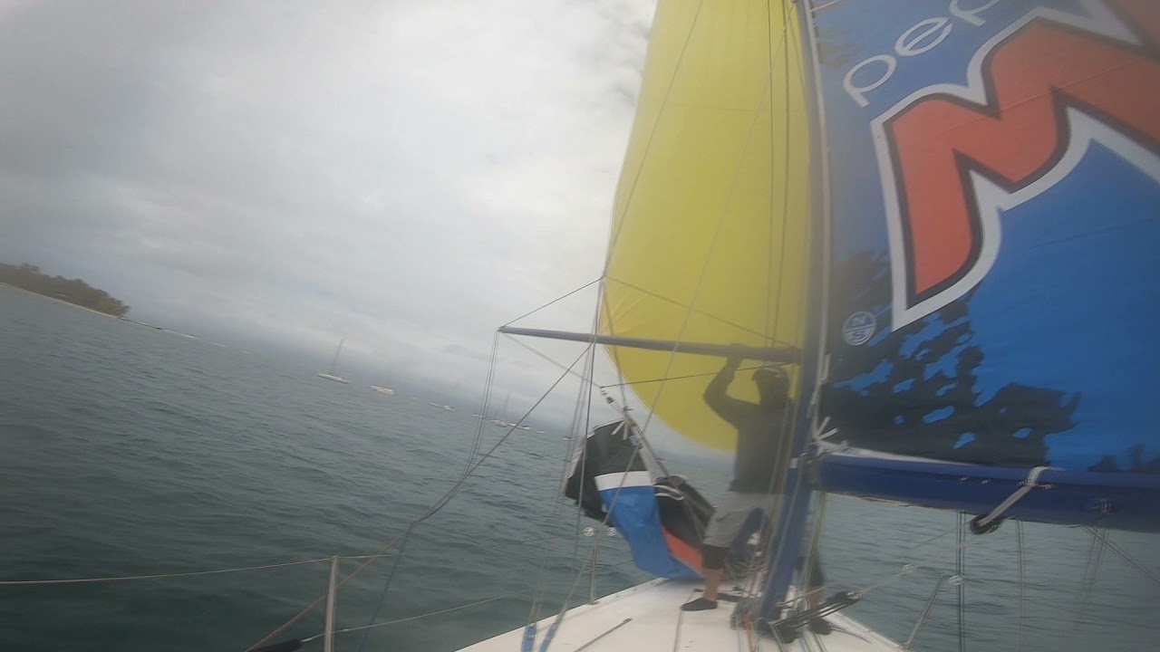 Envoi Spi + Empannage sous spi + Affalage Spi
