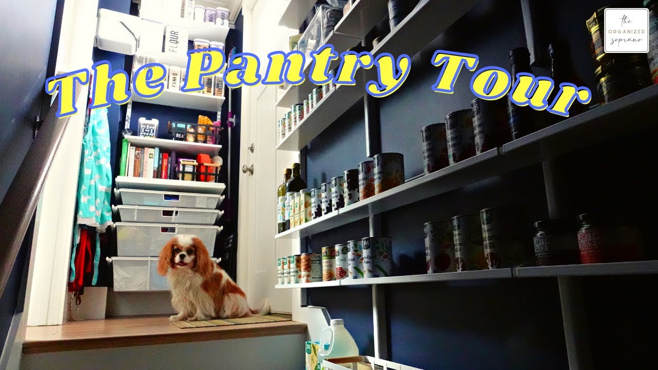Our Unconventional Stairway Pantry Tour! | Clever Storage