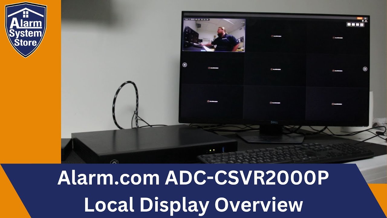 Alarm.com ADC-CSVR2000P Local Display Overview