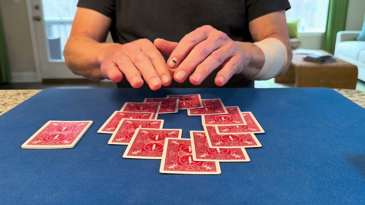 A Very Different And Amazing Self Working Card Trick Using A Clock Of Cards!!😊