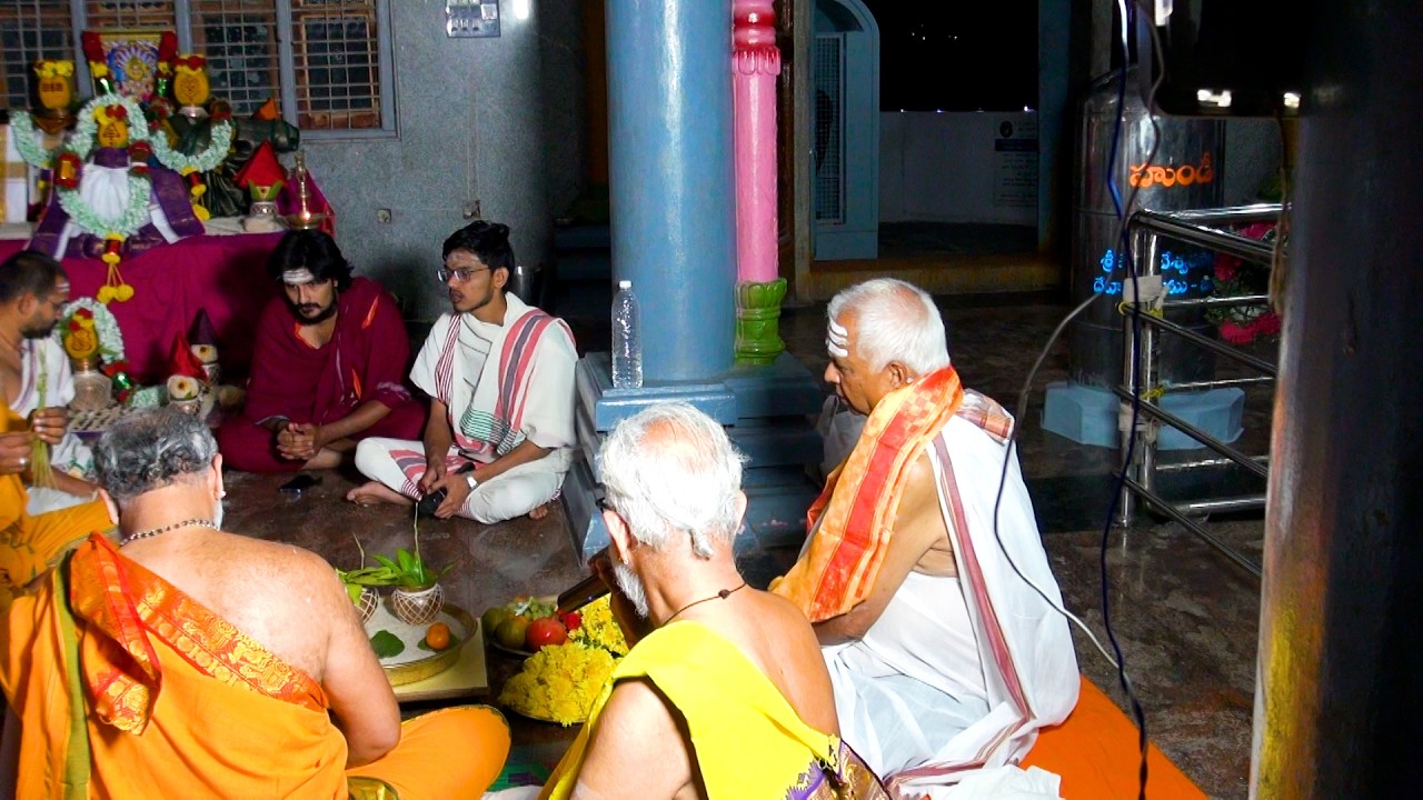 Vishesha pooja abhisheka at billur temple