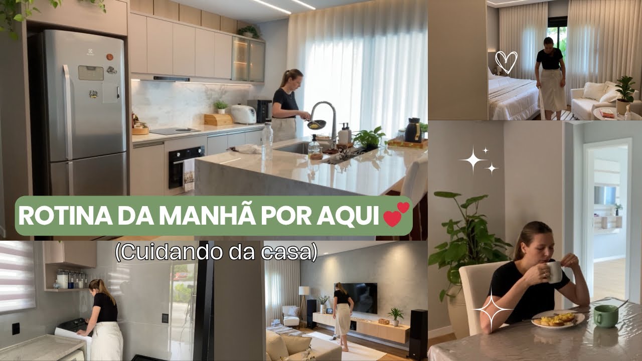 Minha manh&atilde; em casa 🏡 | Cuidando do lar com calma e carinho 💕