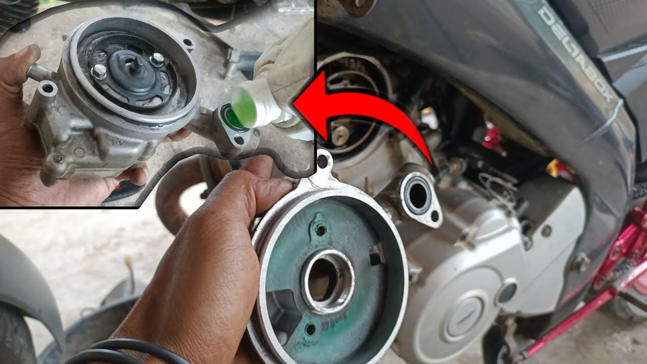 seal waterpump v-ixion jangan langsung pasang ||oli campur air tak kunjung sembuh