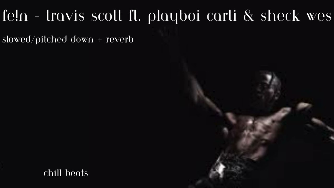 FE!N - travis scott ft. playboi carti & sheck wes (slowed/pitched down + reverb)