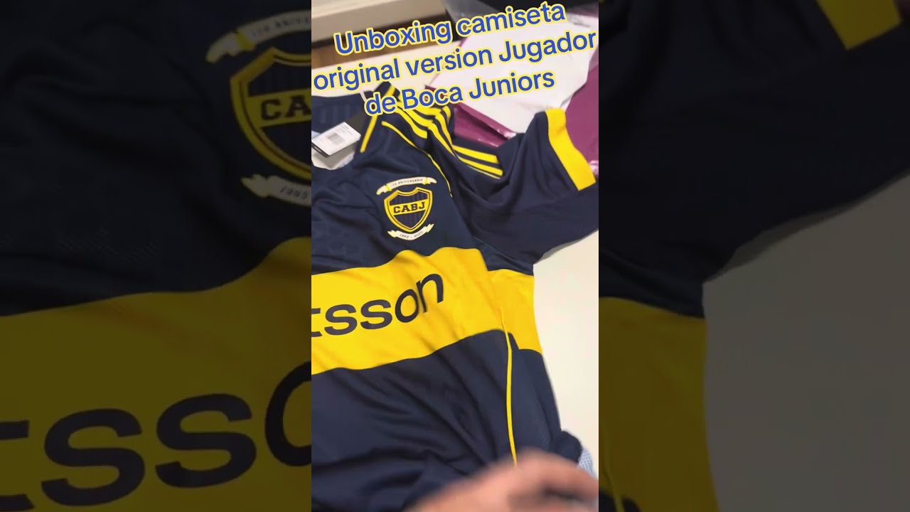 Unboxing camiseta Original version Jugador de Boca