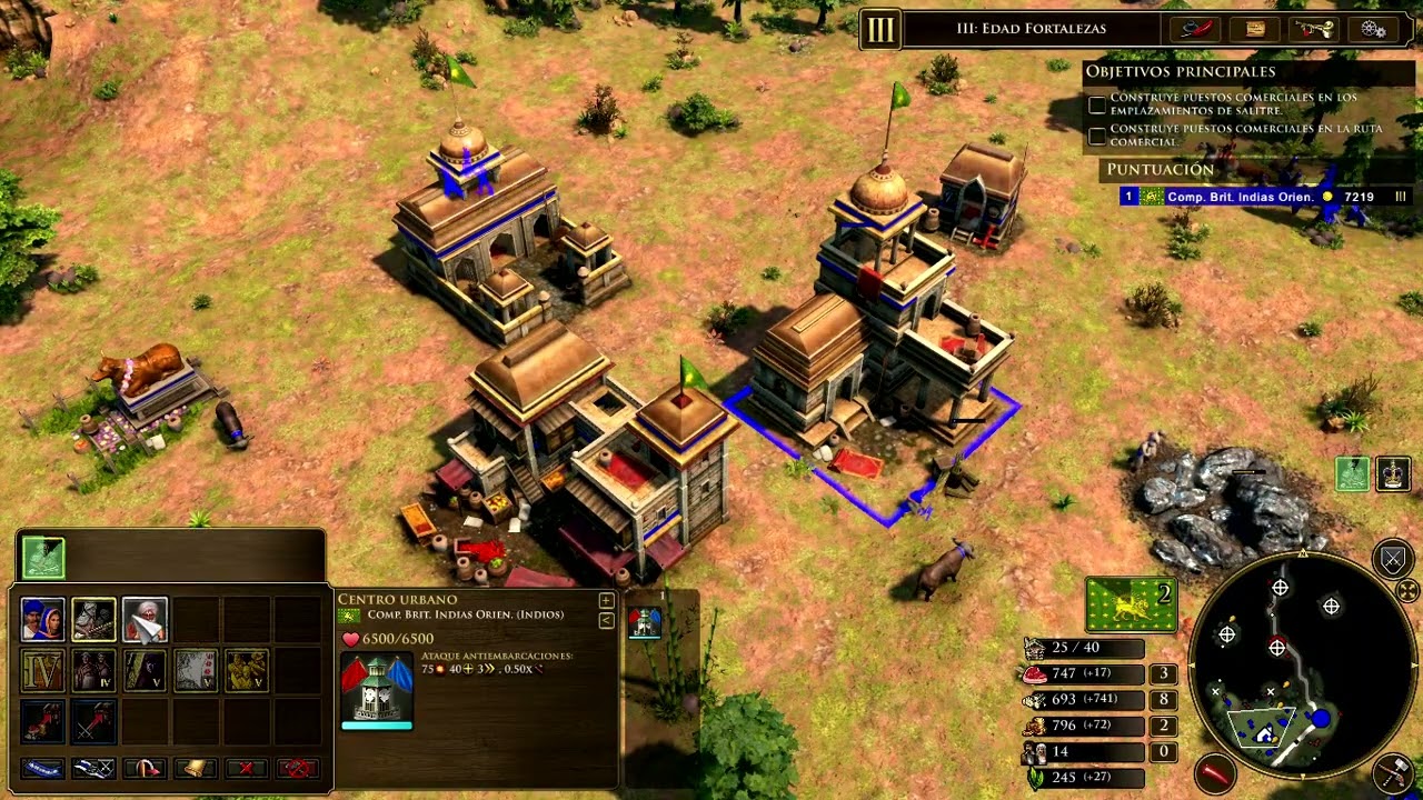[AOE III - DE] Rebelión en la India (Misión 1)