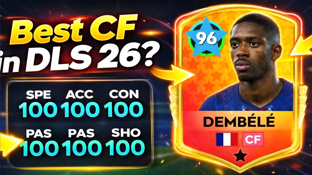 Best CF in DLS 26? This Ousmane Dembélé Card Will Change Your DLS 26 Squad!