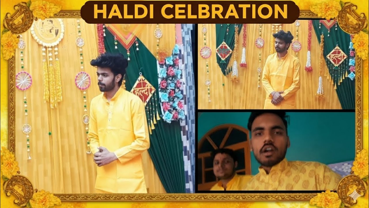 Akash ki Haldi celebration ❤️ subscribe ❤️ 