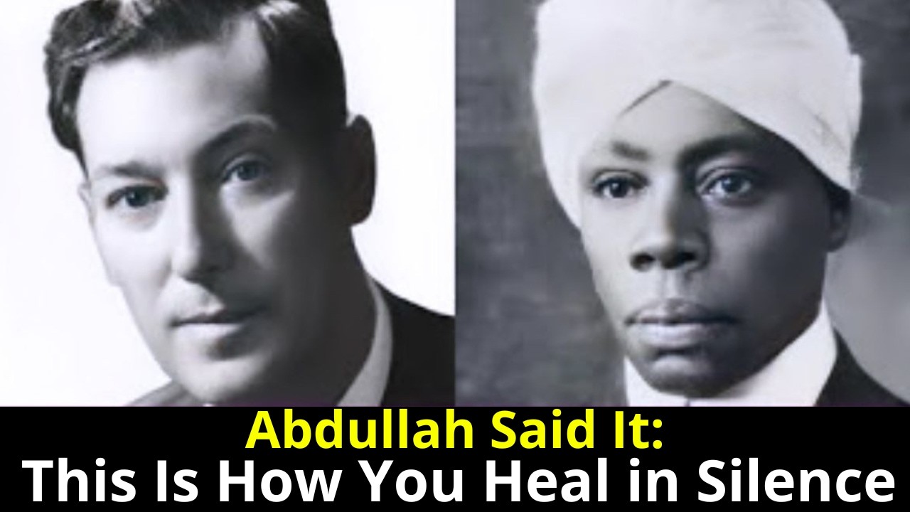 Abdullah Said It: This Is How You Heal in Silence