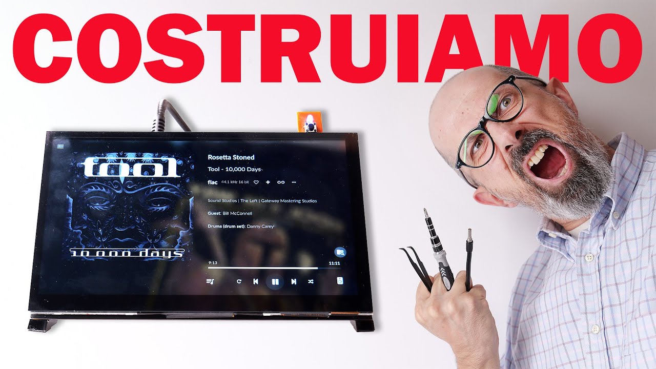 COSTRUIAMO uno STREAMER TOUCH con Raspberry e Volumio!