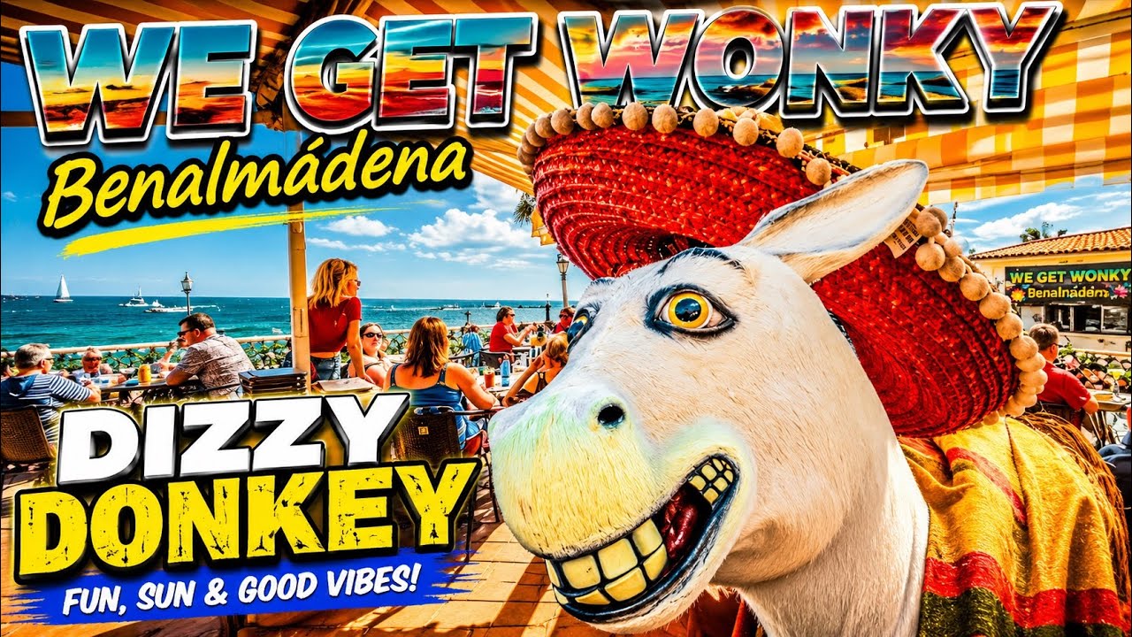 Становимся ВОНКИ в баре DIZZY DONKEY в Бенальмадене, Испания