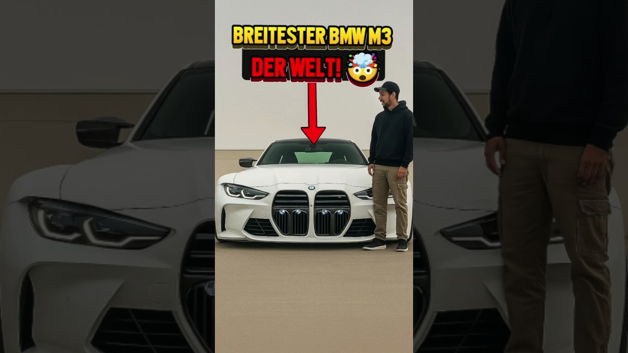 😱 Der breiteste BMW M3 der Welt! Du glaubst nicht, was unter der Haube steckt 🤯🔥