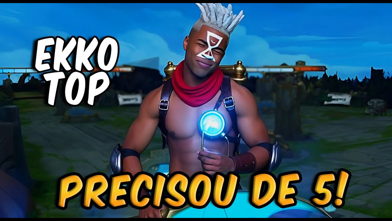 PRECISARAM DO TIME TODO PRA ME MATAR! Ekko Tank Segurou a TF Sozinho!