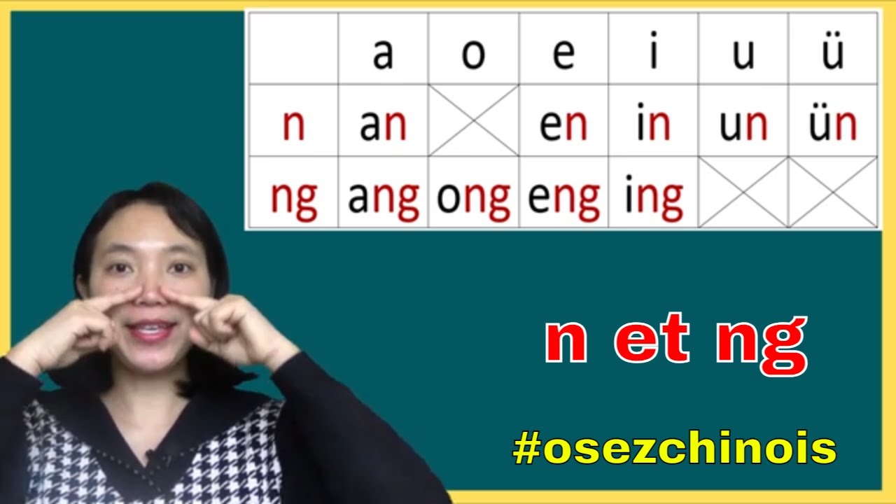 Final nasal :  n et ng