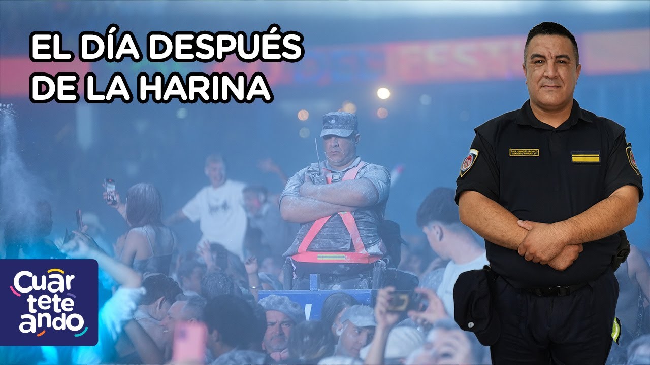 La historia del polic&iacute;a que se hizo viral en la fiesta chayera de Galleguillo en Jes&uacute;s Mar&iacute;a