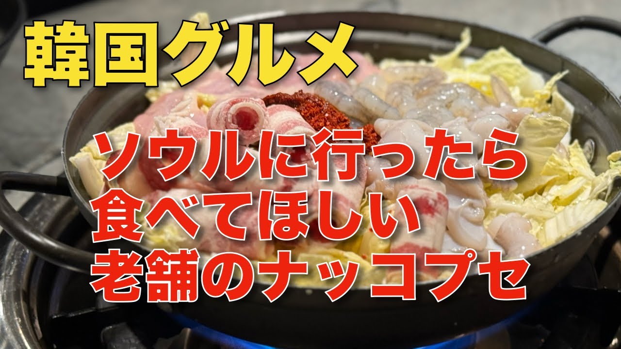 【韓国グルメ】ソウルに行ったら食べてほしい絶品グルメ 路地裏の老舗ナッコプセ ひとり飯もOK  #韓国グルメ #ソウルグルメ #ナッコプセ #ソウルひとり飯 #大星食堂 #대성식당