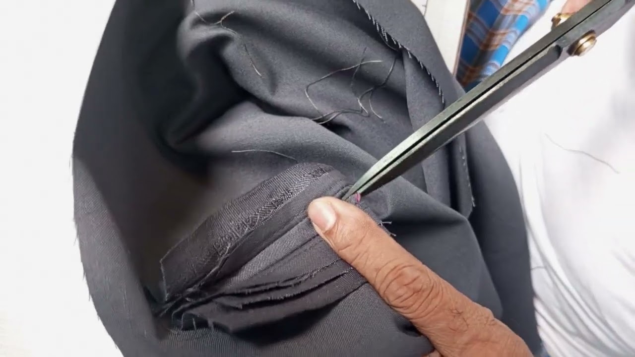 How to make a back pocket for trowser? 