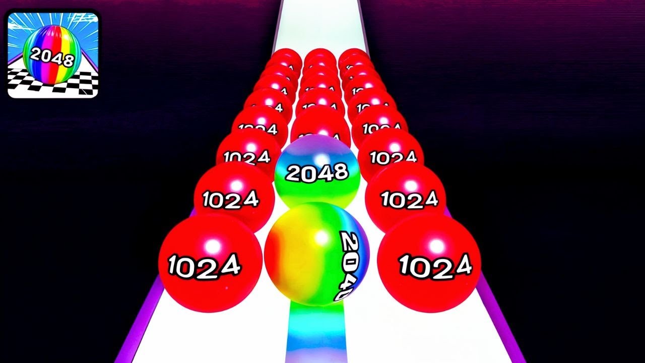 Ball Run 2048: Ball Games 3D ! All Levels Gameplay (301-310) android, ios