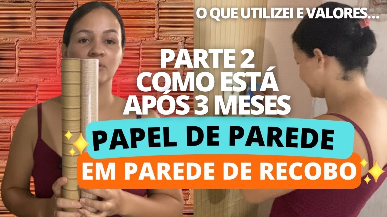 COMO COLOCAR PAPEL DE PAREDE EM PAREDE DE REBOCO PARTE 2 - PAPEL DE PAREDE EM PAREDE REBOCADA