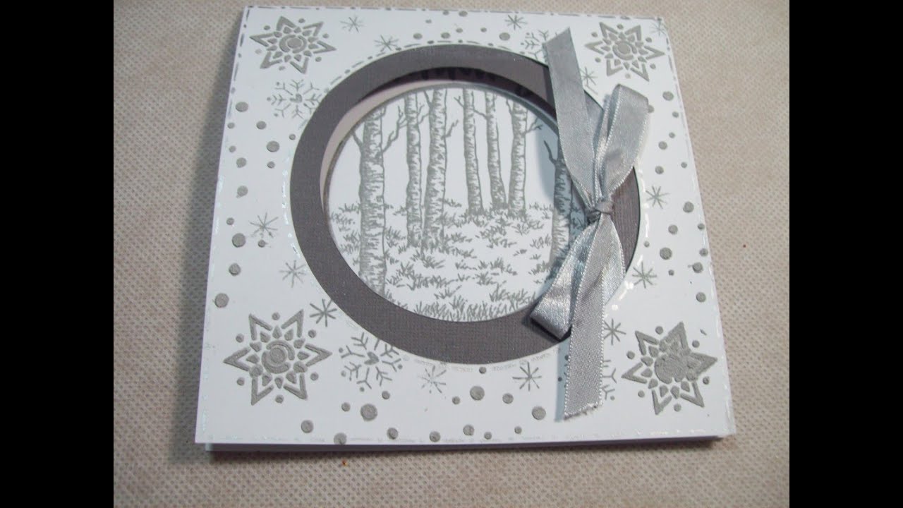 Misti Techniques & Texture Paste, Cute Birch Tree Thinking of You Card
