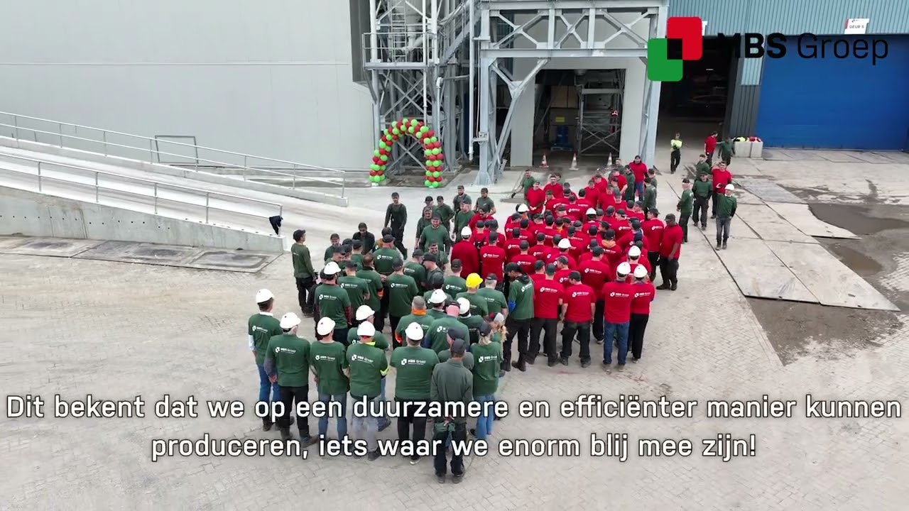 Feestelijke opening van de betoncentrale in Alphen aan den Rijn 🎈