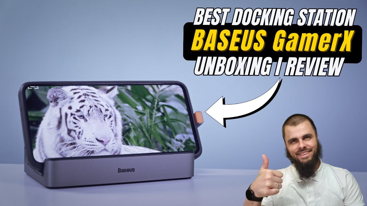 Best docking station for Steam Deck I Phones I Rog Ally I Baseus GamerX USB C Unboxing I Review
