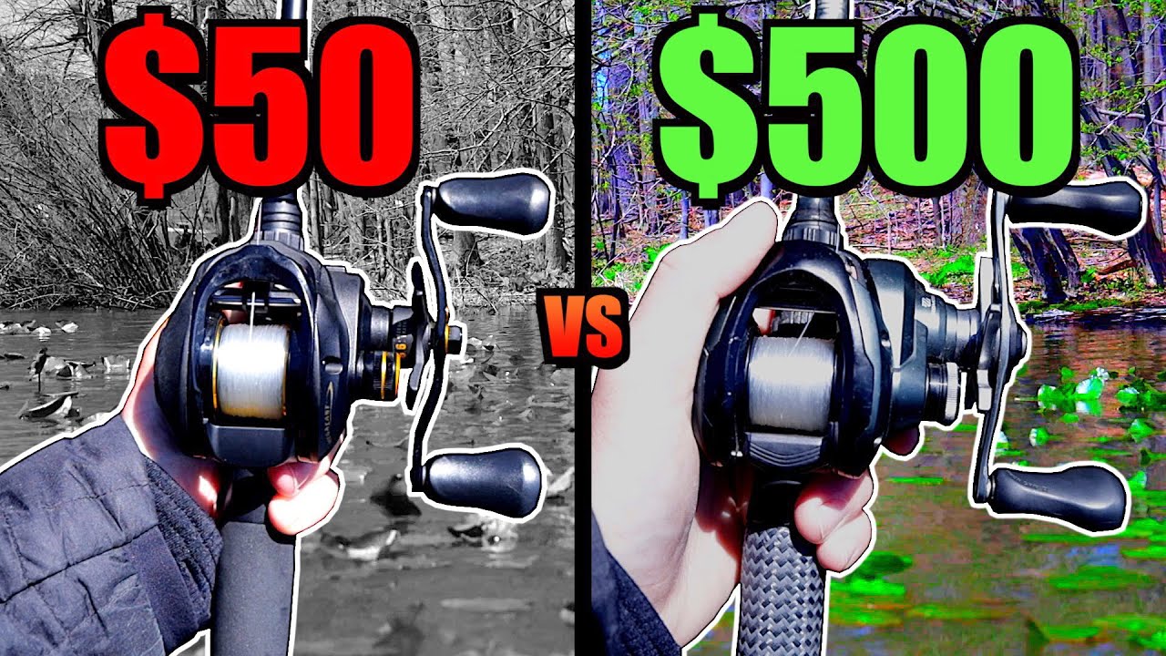 $50 vs $500 Baitcaster Combo Fishing Challenge!