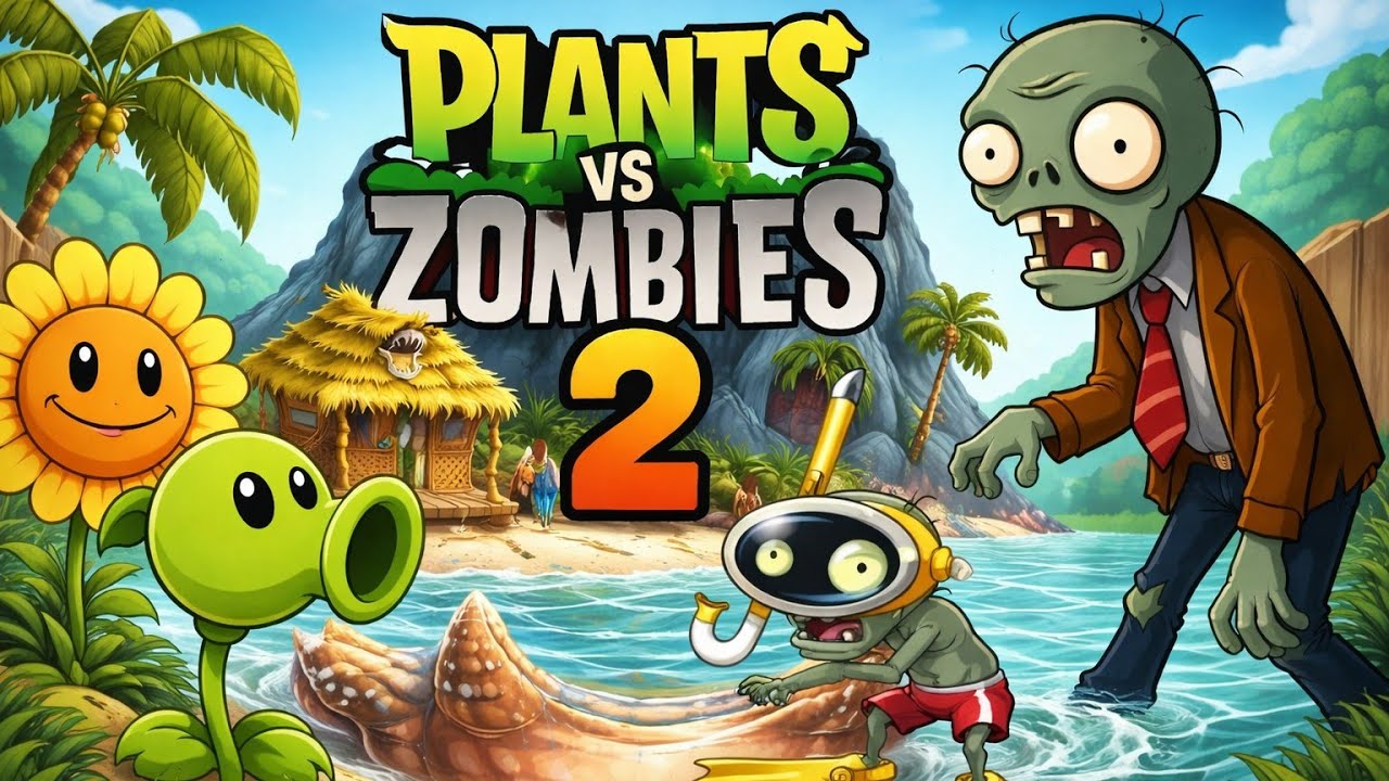 BIG WAVE BEACH | DAY 9 & 10 | PLANTS VS ZOMBIES 2 | ADVENTURE 