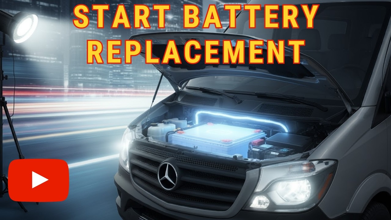 Mercedes Sprinter Battery Replacement & Easy Alternator Test