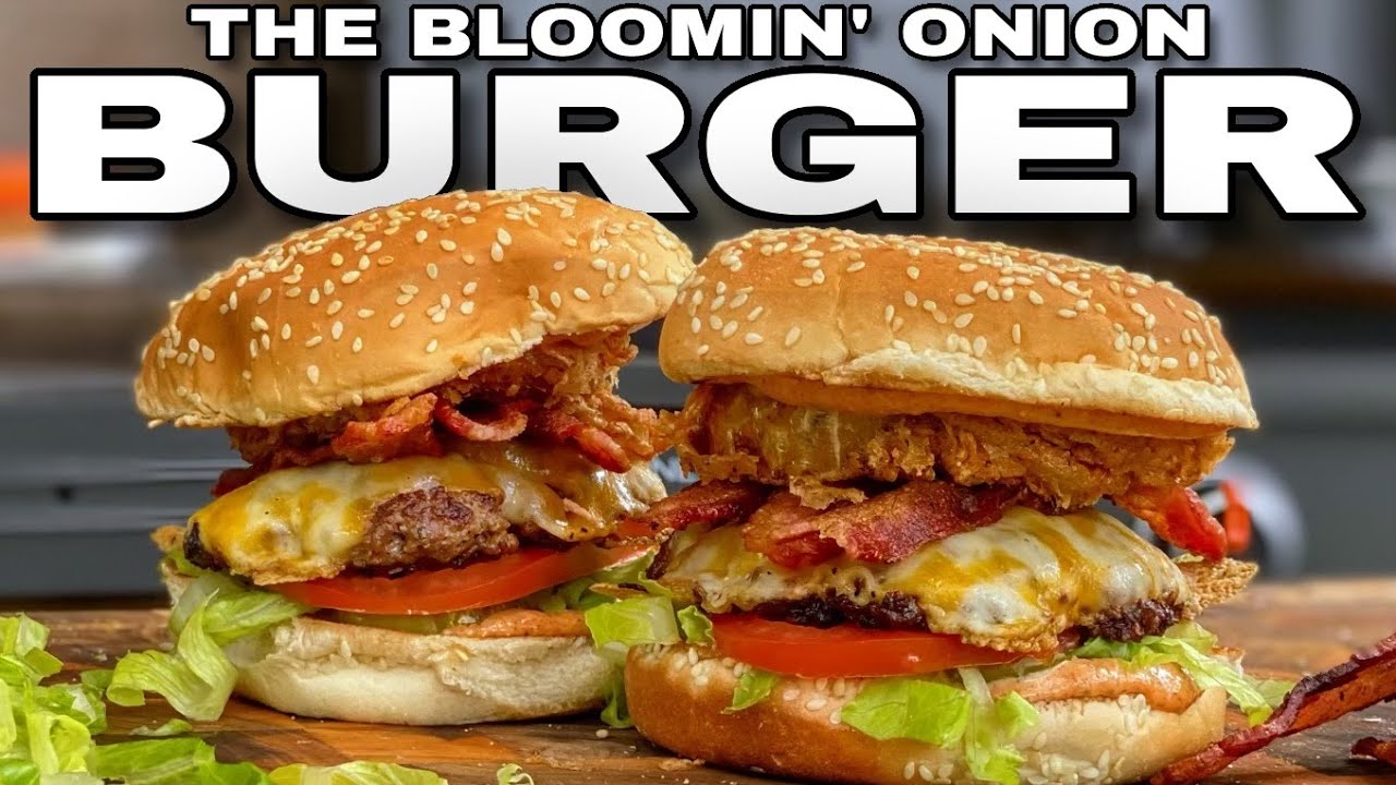 CJ’s Bloomin' Onion Bacon Cheeseburger | Blackstone Griddle