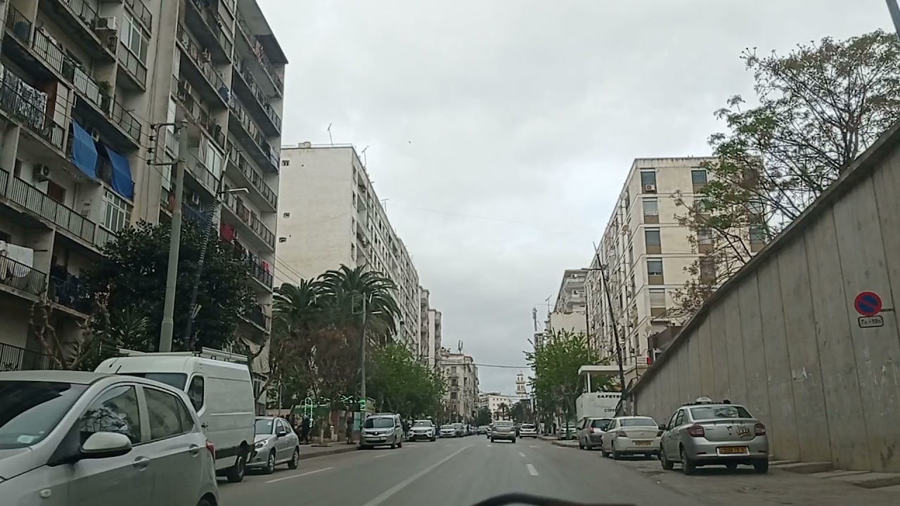 Driving in Algiers - From Hussein Dey to Bouzareah
