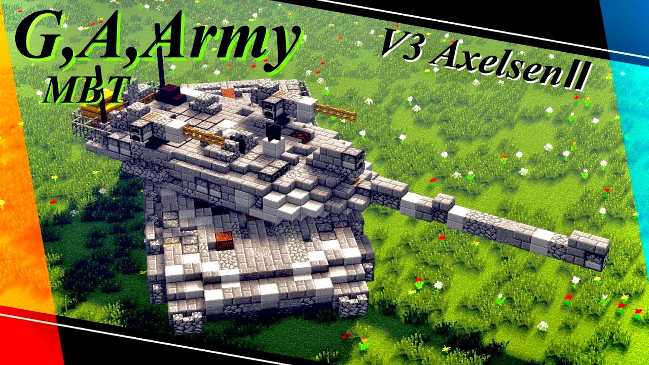 【Minecraft軍事部】大地を護りし陸の王者 連邦帝国第3世代主力戦車 Part.1