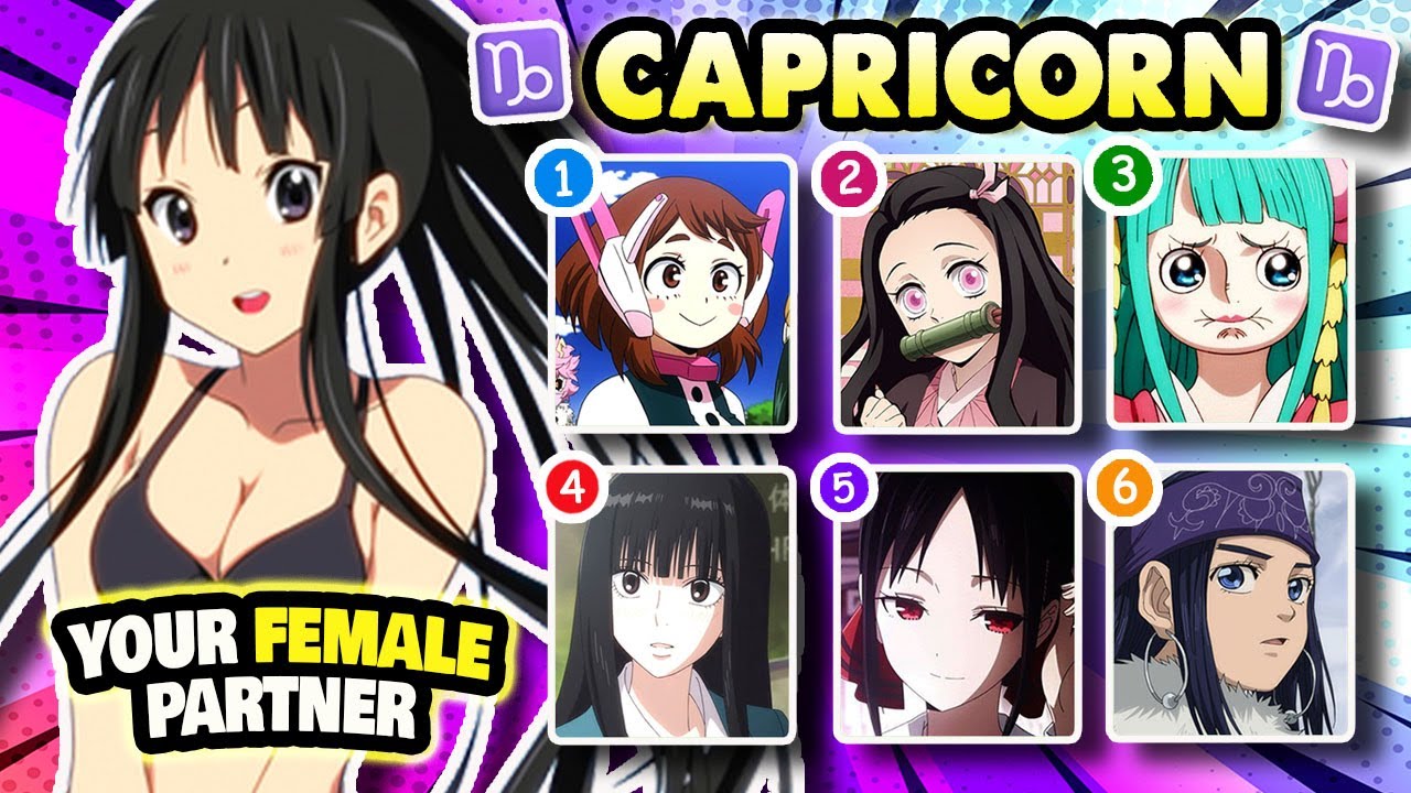 ✅Pick YOUR ANIME GIRL PARTNER BY YOUR ZODIAC SIGN (fun quiz) | Anime Quiz @brainitquiz